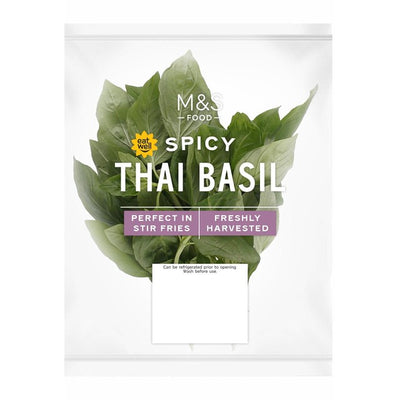 M&S Thai Basilikum Ferskurtte 25g