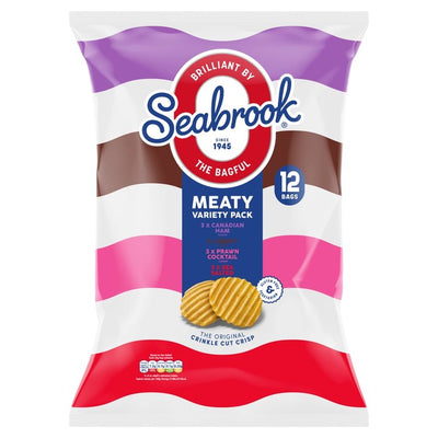 M&S Seabrook Crinkle Meaty Variety 12pk - Acheter en ligne sur McGrocer