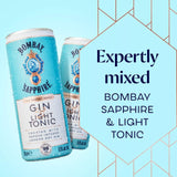 Bombay Sapphire Gin & Light Tonic 250ml - British product