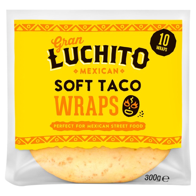 Gran Luchito Soft Taco Wraps 10 Pack - British product