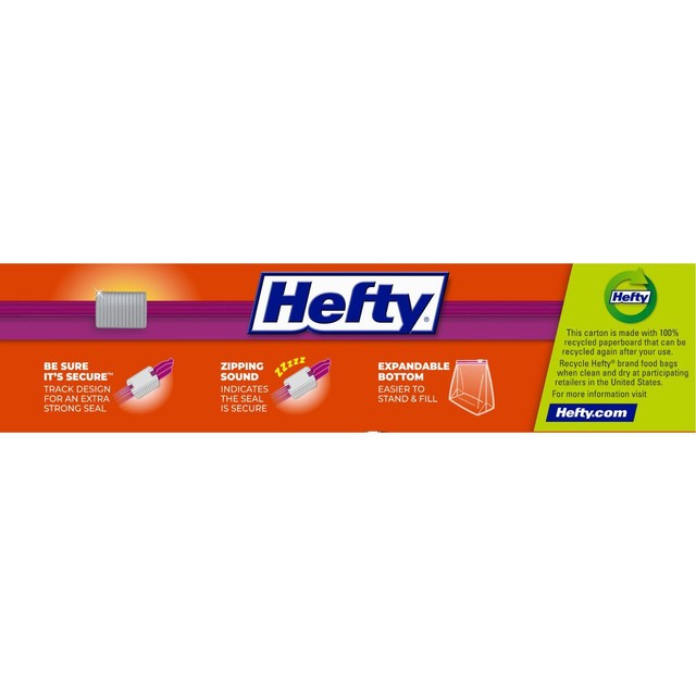 Hefty slider food bags 20 count, UK version