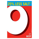 Oxo reduced salt beef stock cubes 71g, imported from the UK
