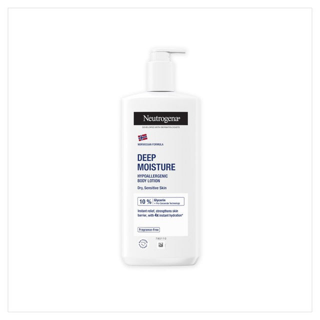 Neutrogena hypoallergenic body lotion 400ml, imported from the UK