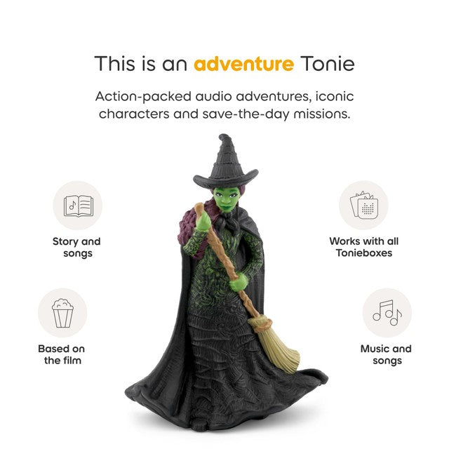 Tonies Wicked Elphaba audio character for Toniebox, UK version