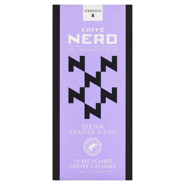 Caffe Nero Siena coffee capsules 10 pack, UK version