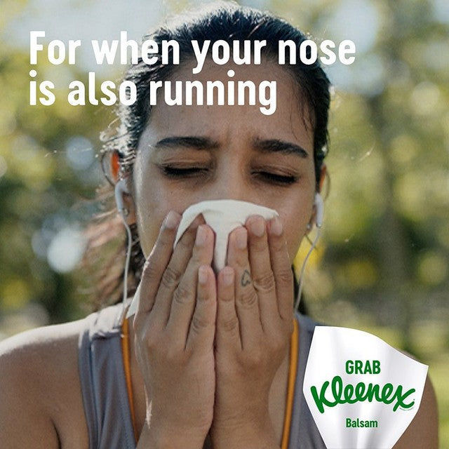Kleenex Balsam Tissues Box 64 Pack, UK version