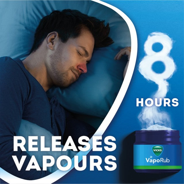 Vicks Vaporub cold relief ointment 50g (British brand)