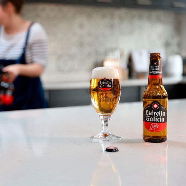 Estrella Galicia lager 4x330ml - British product