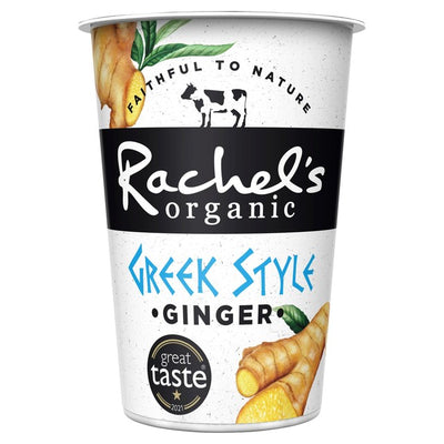 Rachel's Økologisk Gresk Stil Ingefær Yoghurt 450g
