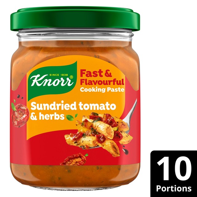 Knorr Sundried Tomato & Herbs Cooking Paste 165g, UK version