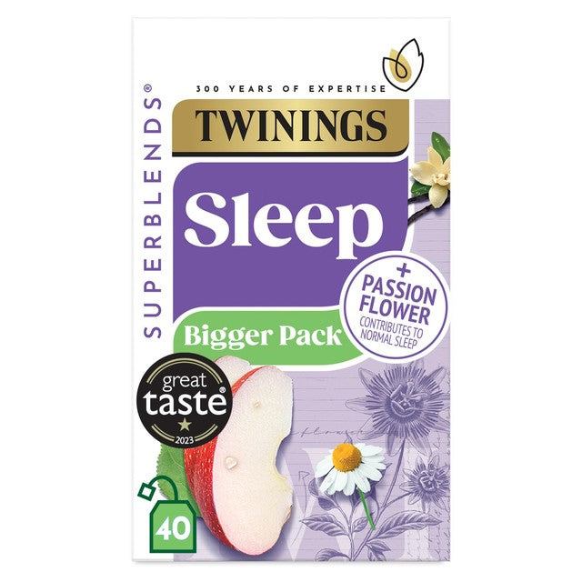 Twinings Spiced Apple and Vanilla Herbal Tea 40 Teabags (British brand)