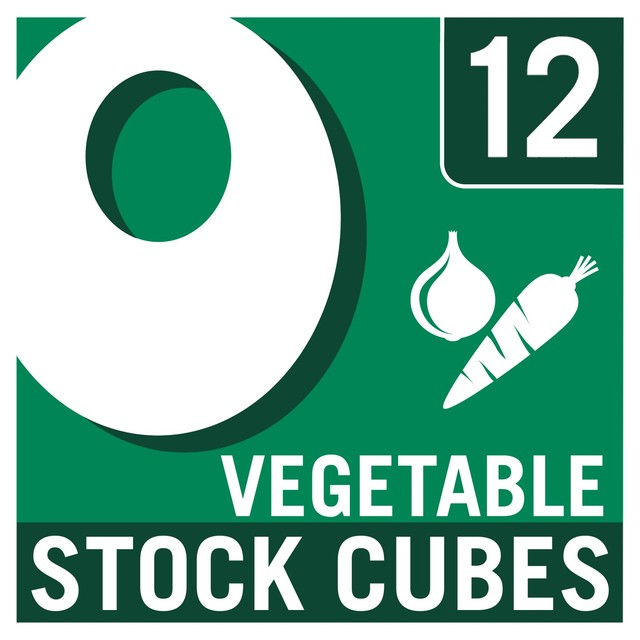 Oxo 12 Vegetable Stock Cubes, imported from the UK