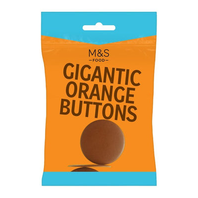 Botones gigantes de chocolate con leche y naranja de M&S, 150 g