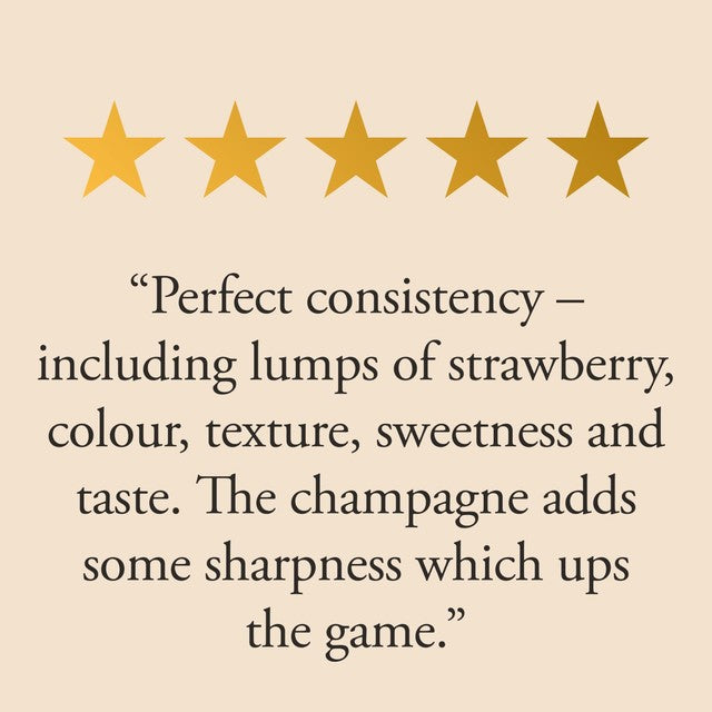 Tiptree Strawberry Conserve with Champagne 340g (British brand)