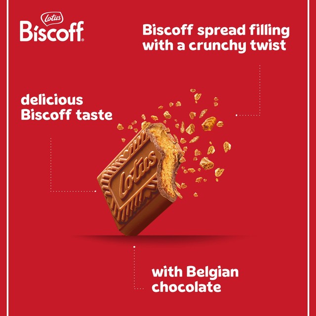 Lotus Biscoff milk chocolate bar with Biscoff spread 180g, imported from the UK