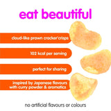 Itsu katsu curry prawn cracker crisps sharing bag (British brand)