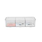 Gem Imports Store Smart Stack & Lock Organiser with Dividers 7.5x31x10.5cm (British brand)