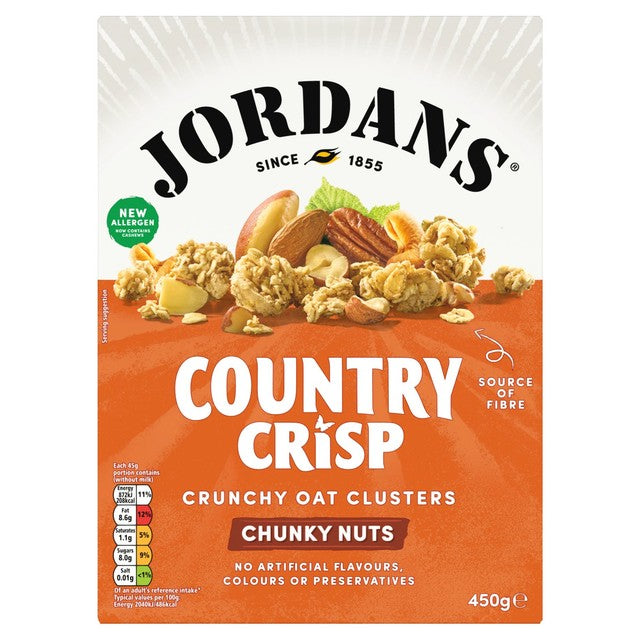 Jordans cereal Chunky Nut Country Crisp (British brand)