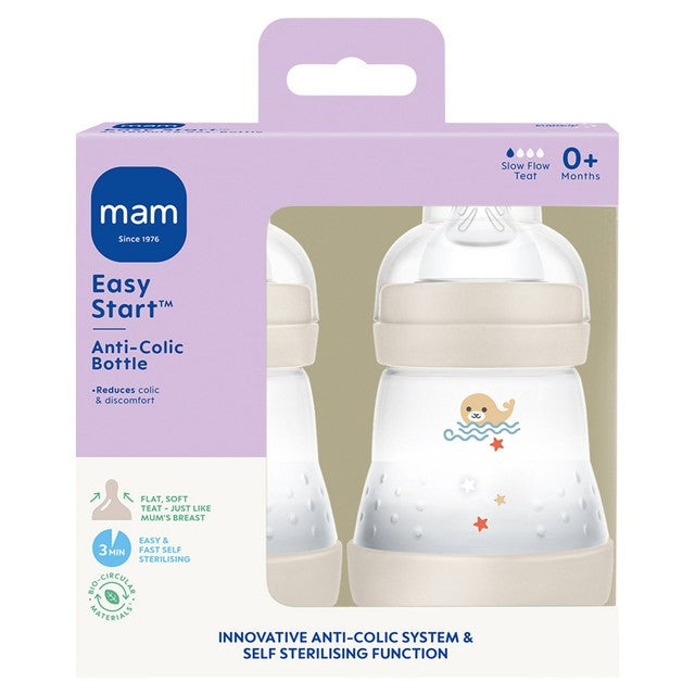 MAM Babyflasche Anti-Kolik 160ml, importiert aus Großbritannien