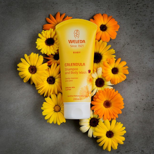 Weleda Calendula baby shampoo and body wash 200ml (British brand)