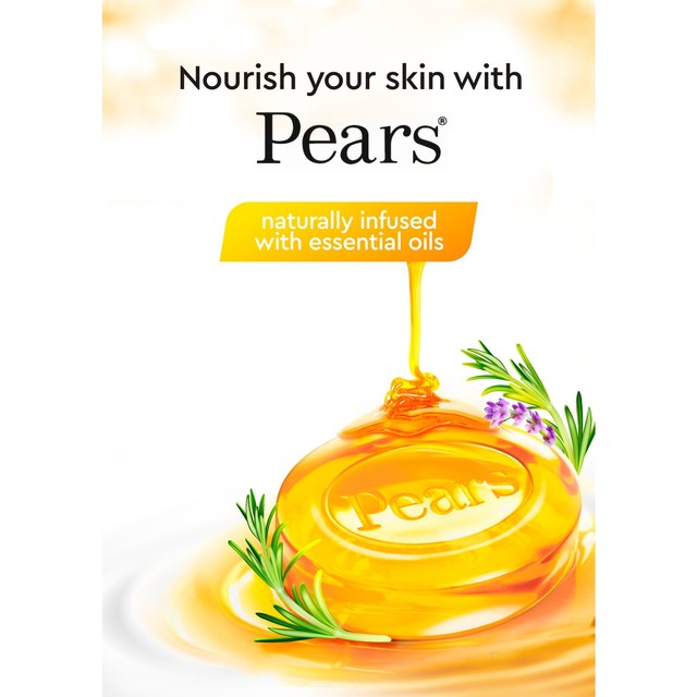 Pears transparent soap bar 2 x 100g, imported from the UK