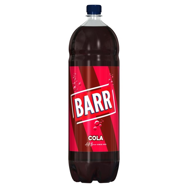 Barr sparkling Cola soft drink 2L bottle - British product