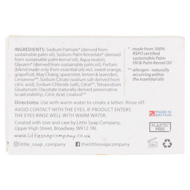 Little Soap Company bar soap Sweet Orange 100g, UK version