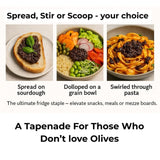 The Happy Pear black olive tapenade with capers 135g (British brand)