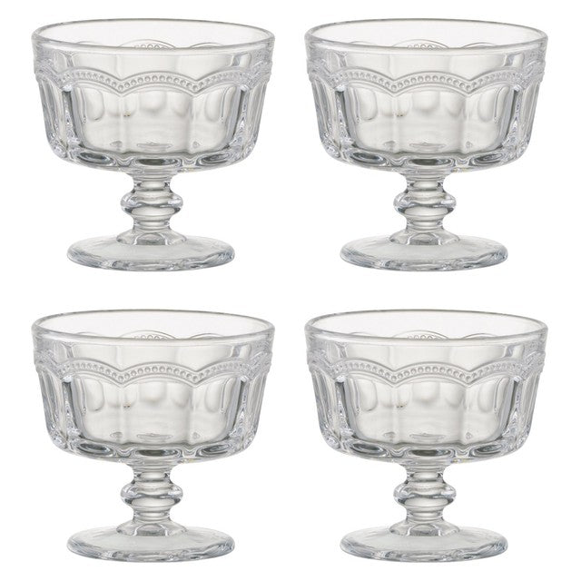 DRH Collection Pearl Ridge Mini Trifle Bowls 25cl, imported from the UK