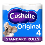 Cushelle Original toilet rolls 4 pack - British product
