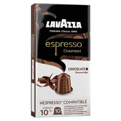 Lavazza Chocolate Gourmet Nespresso-kompatible kaffekapsler 10-pakning