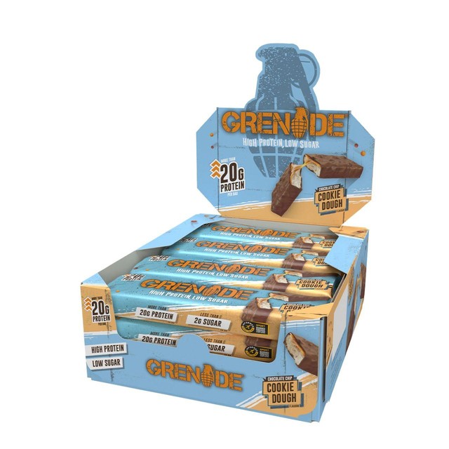 Grenade cookie dough protein bar 60g, UK version