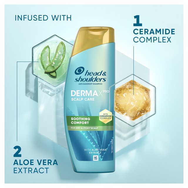 Head & Shoulders Derma X Pro Soothe Anti-Dandruff Shampoo 300ml, UK version