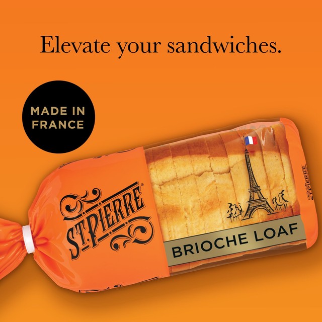 St Pierre sliced brioche loaf 500g (British brand)