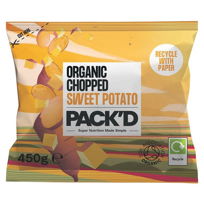M&S Pack'd Økologisk Hakket Søtpotet Frossen Grønnsak 450g - Kjøp online hos McGrocer