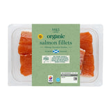 M&S organic salmon fillets 240g, imported from the UK