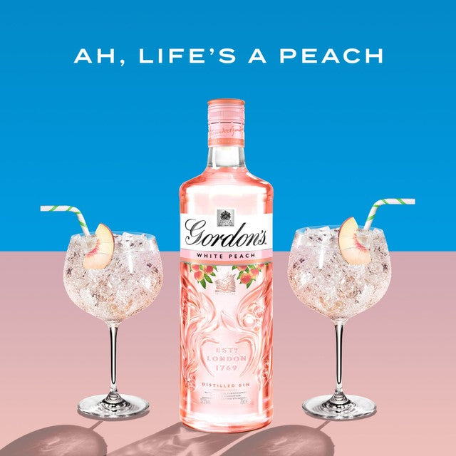 Gordon's white peach gin 70cl, UK version