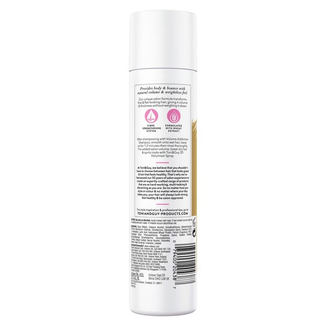 Toni & Guy Volume Addiction Conditioner 250ml (British brand)