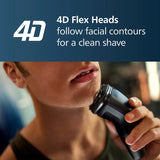 Philips electric shaver Series 1000 with 4D Flex Heads, imported from the UK