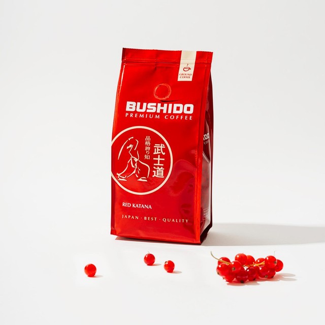 Bushido Red Katana ground coffee 227g - British product