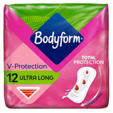 Bodyform Ultra Long sanitary towels 12 pack - British product