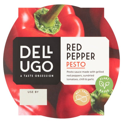M&S Dell' Ugo Fresh Red Pepper Pesto Sauce 120g- Buy online at McGrocer