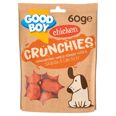 M&S Good Boy Crunchies Chicken Reward Dog Treats 60g- Buy online at McGrocer