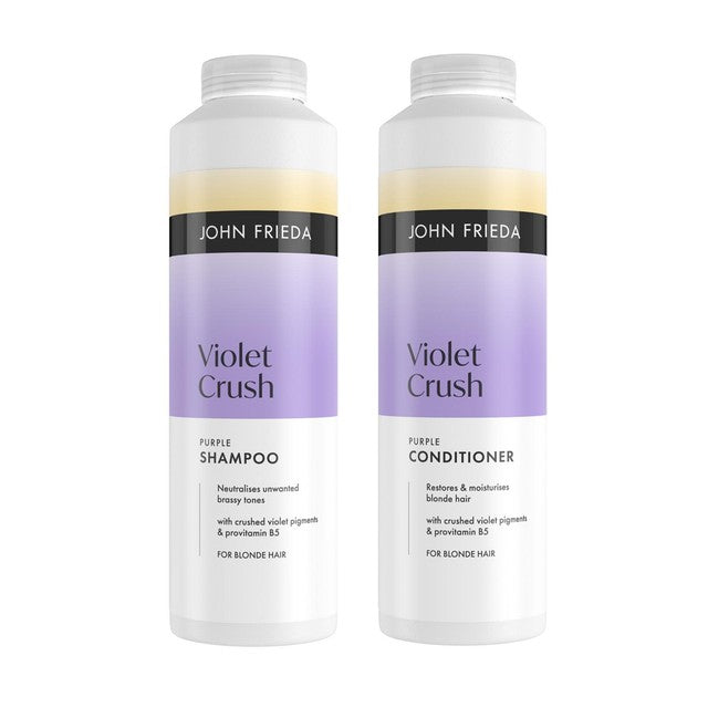 John Frieda Violet Crush purple bundle shampoo and conditioner (British brand)