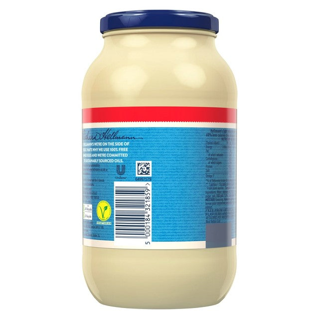 Hellmann's fettarme Mayonnaise, 800-g-Glas, britische Version
