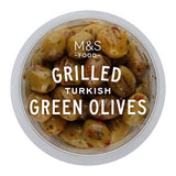 M&S grilled Turkish olives with red peppers 170g, imported from the UK