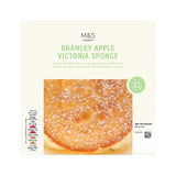M&S Bramley Apple Victoria Sponge Cake 430g, imported from the UK