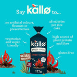 Kallo Veggie Cakes Sweet Chilli 122g, UK version
