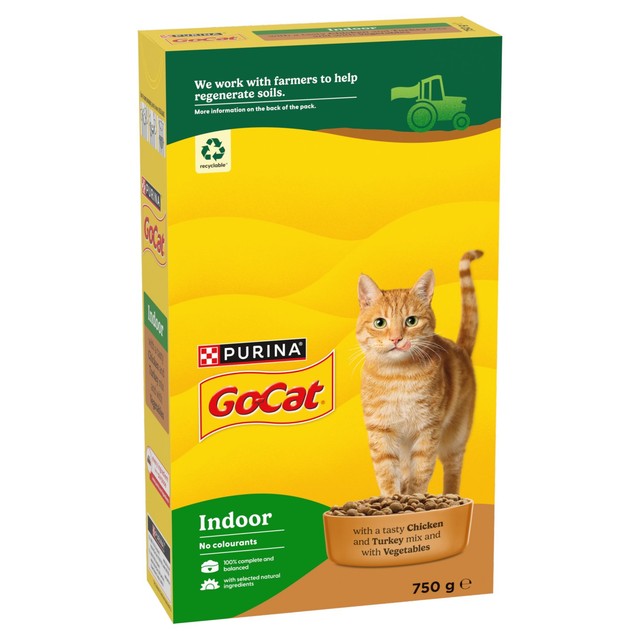 Go-Cat Indoor Chicken Dry Cat Food 750g, UK version