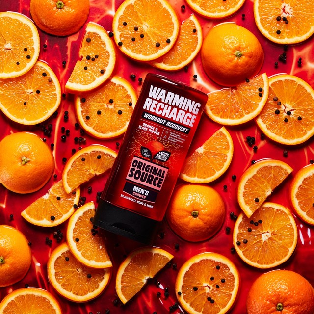 Original Source Workout Recovery Warming Recharge Shower Gel (British brand)